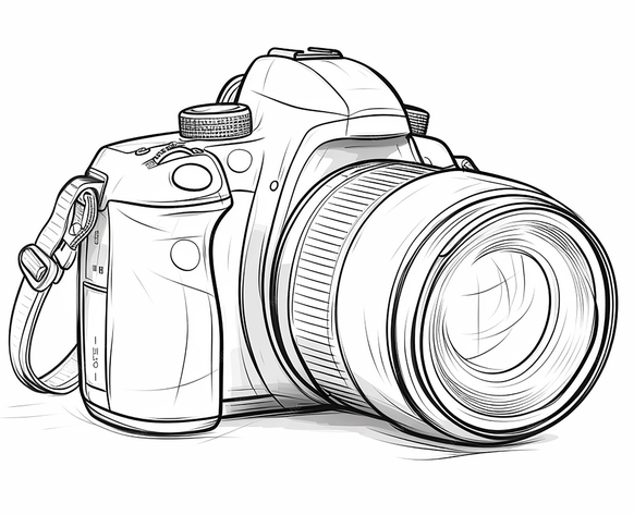 Dessin appareil photo